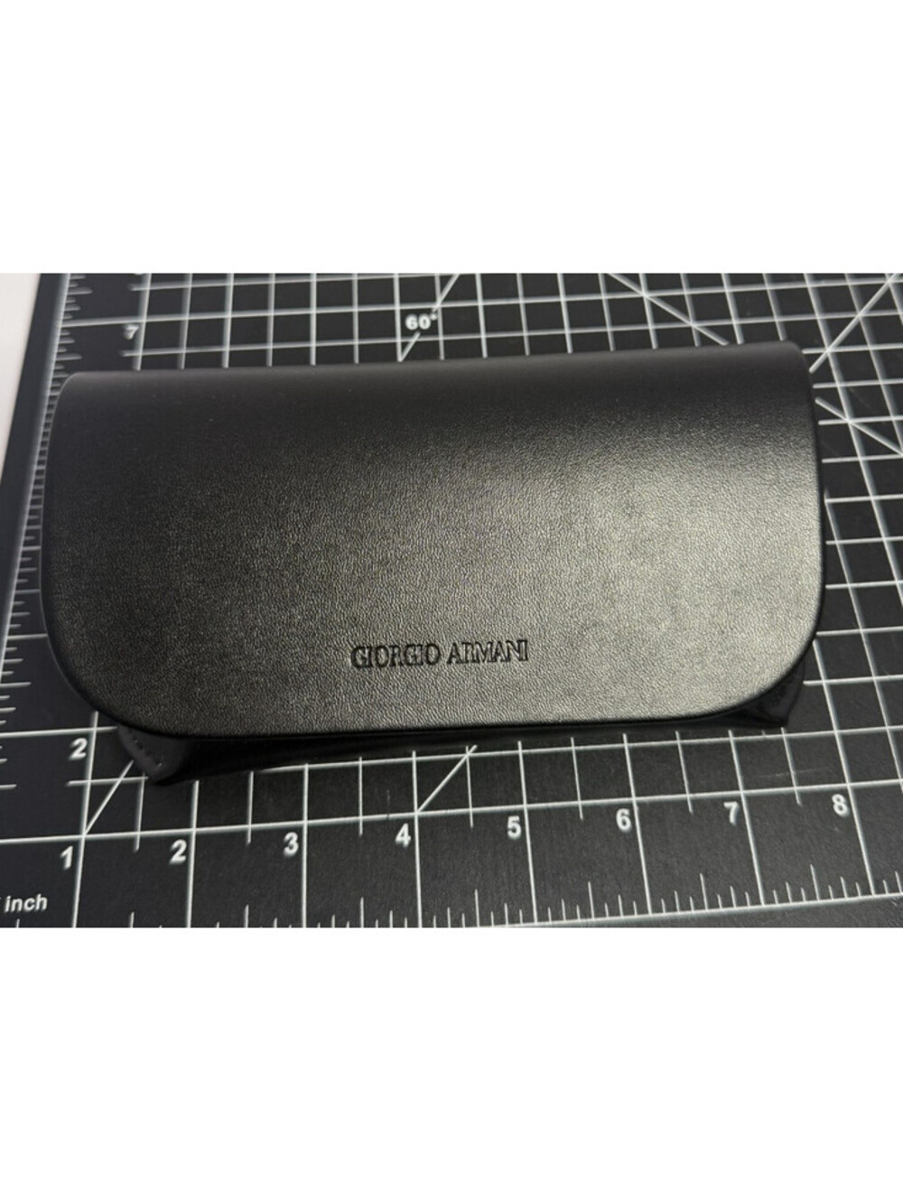 Giorgio Armani Eyeglass/Sunglasses Case – Black, Felt Lining - Designer